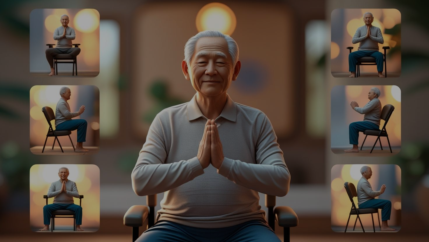 Free Chair Yoga Exercises Seniors